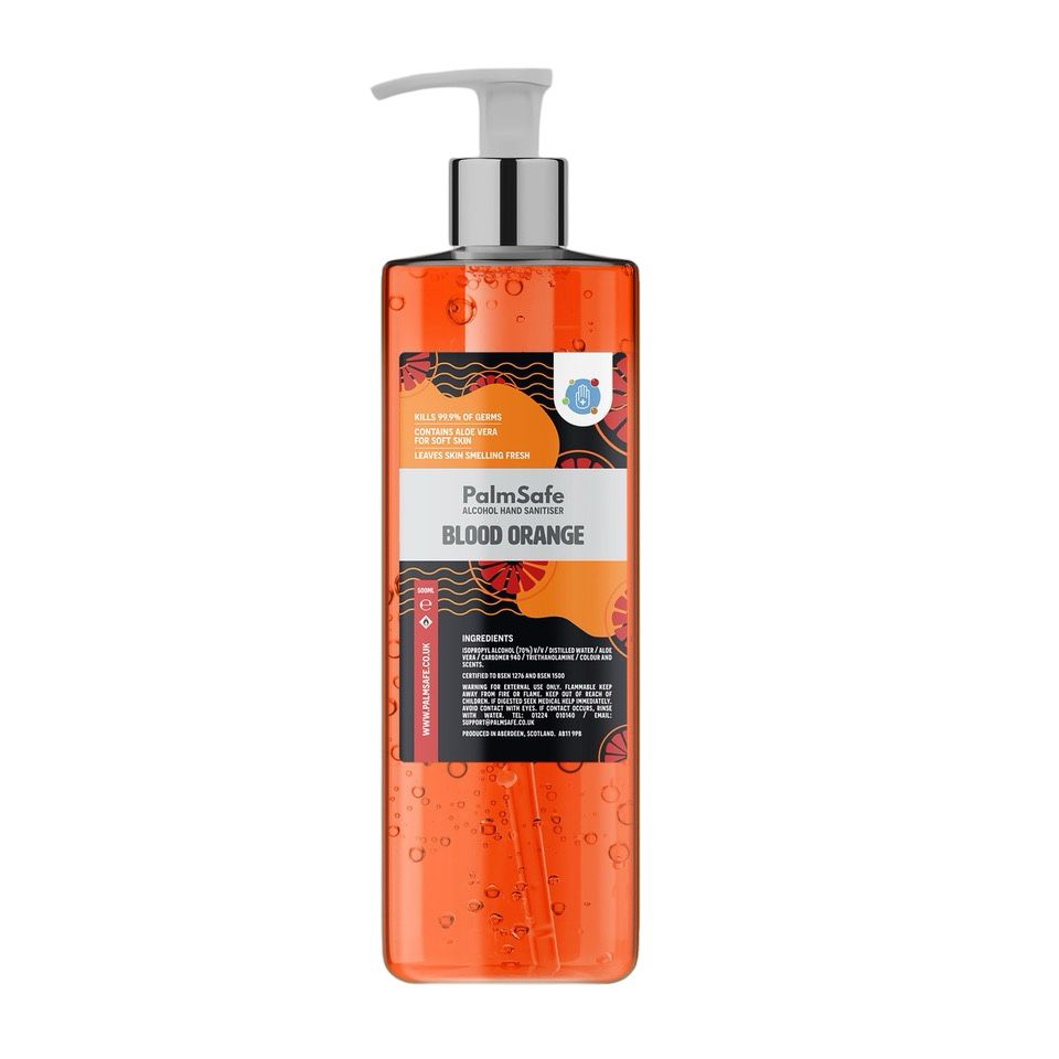 Palm Safe Hand Sanitiser in 500ml Pump bottle