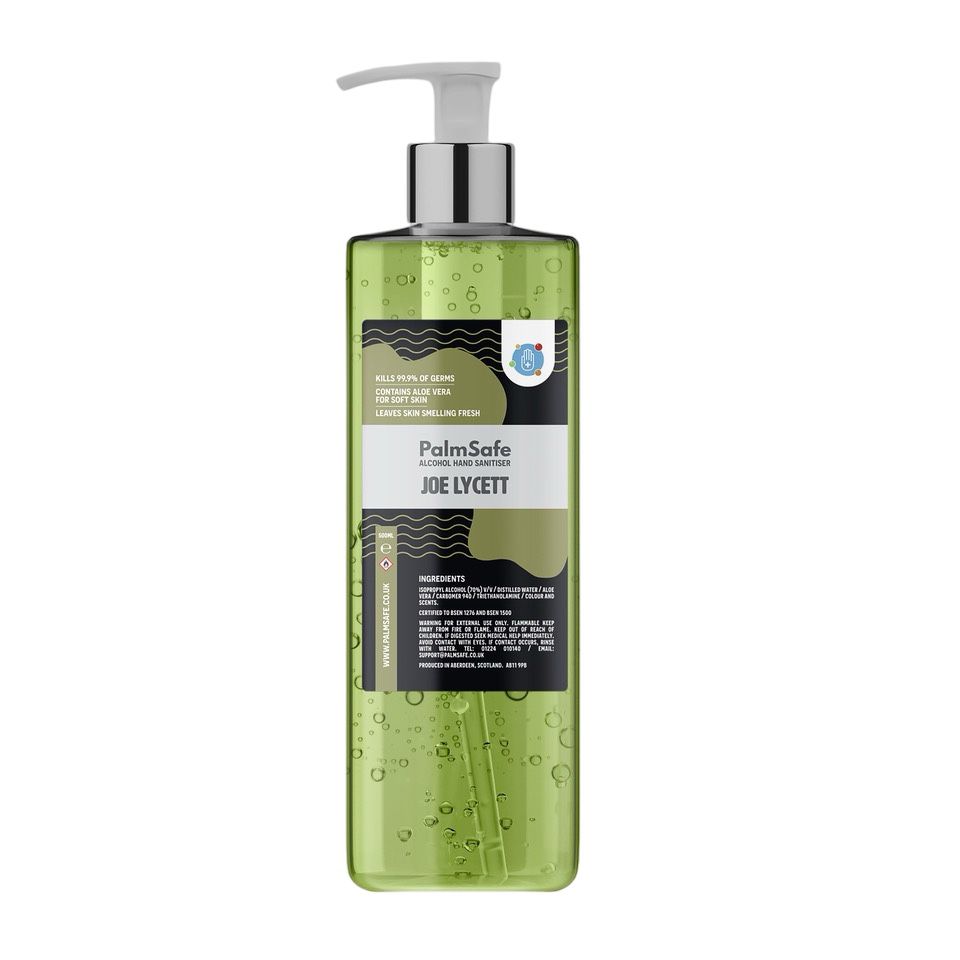 Palm Safe Hand Sanitiser in 500ml Pump bottle
