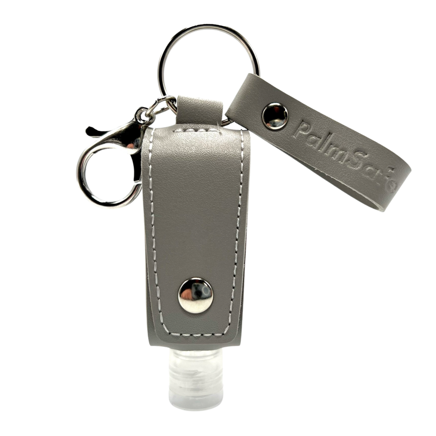 Keychain Leather Cased Refillable Sanitiser Bottle - Stock Clearance
