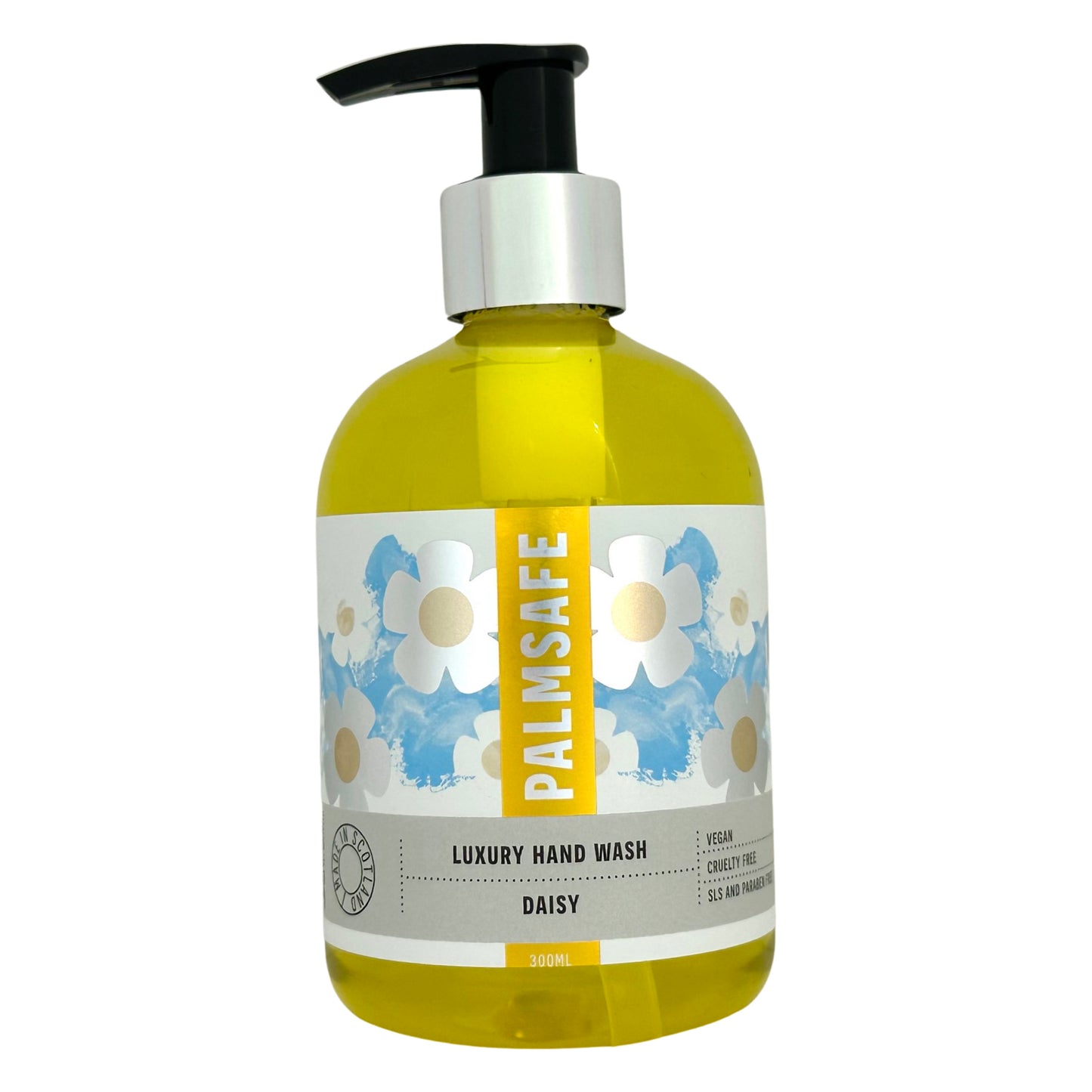 Palm Safe Daisy Scented Hand Wash 300ml Pump Bottle