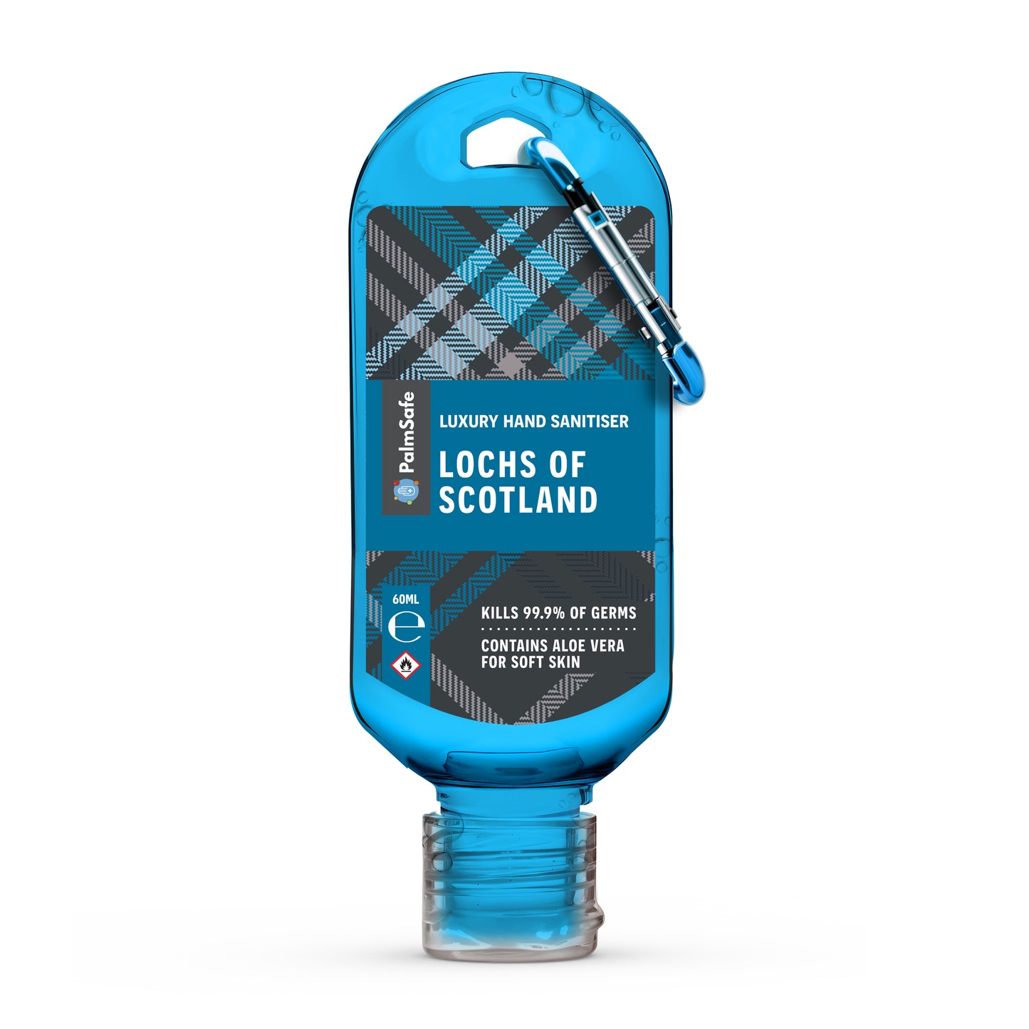 Palm Safe 60ml Lochs of Scotland Hand Sanitiser