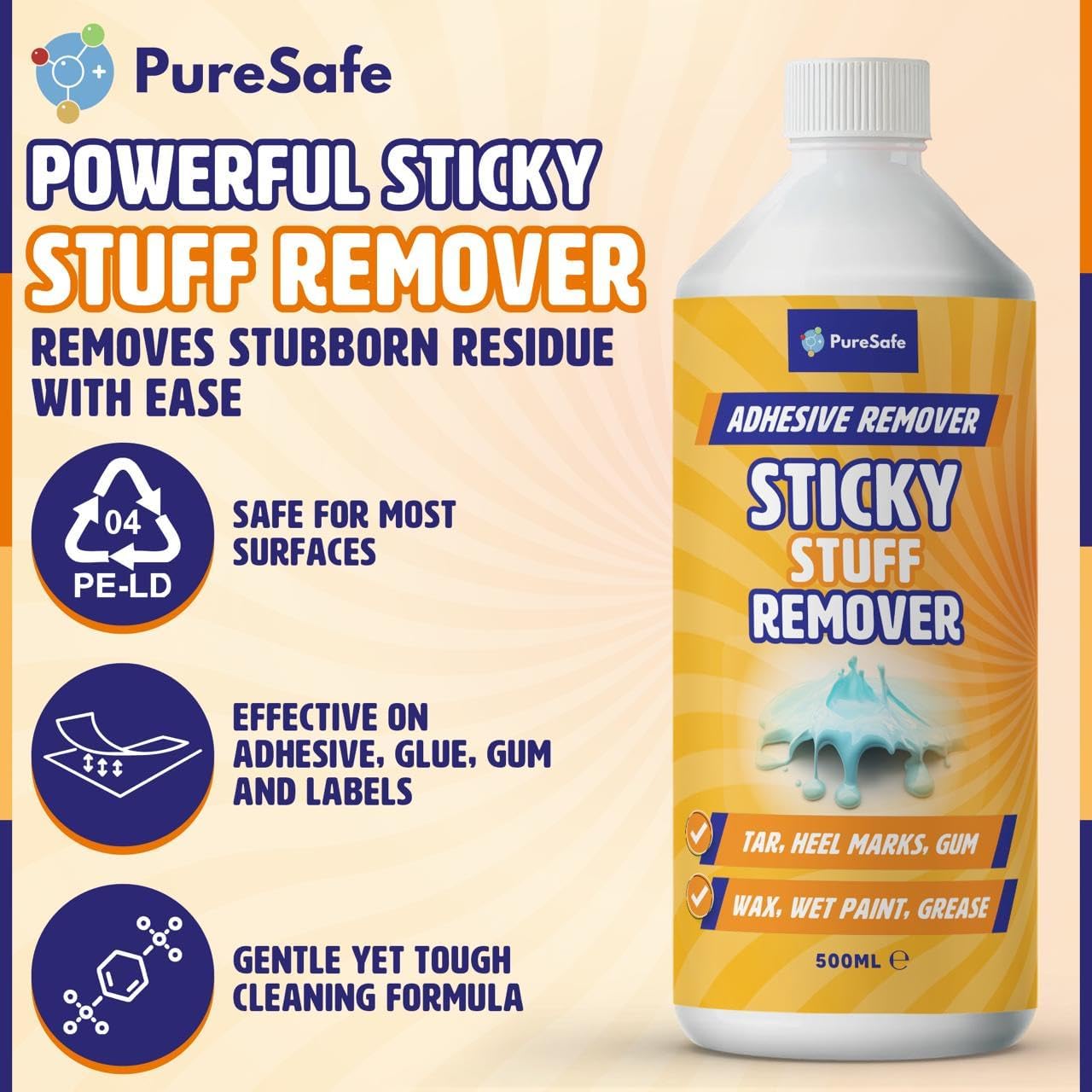 Pure Safe Sticky Stuff Remover