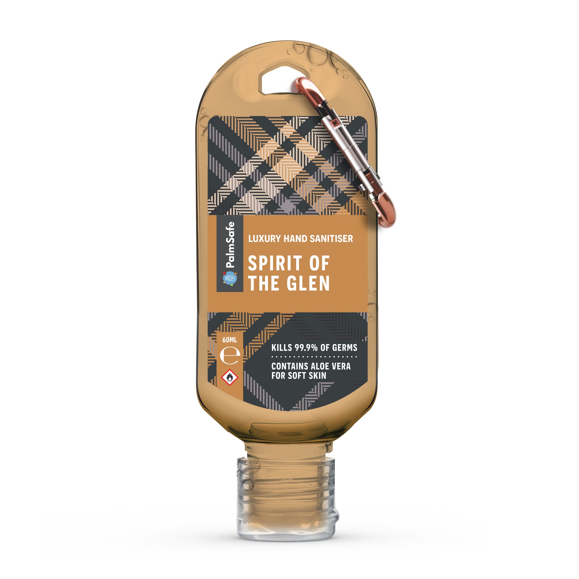 Palm Safe 60ml Spirit of the Glen Hand Sanitiser